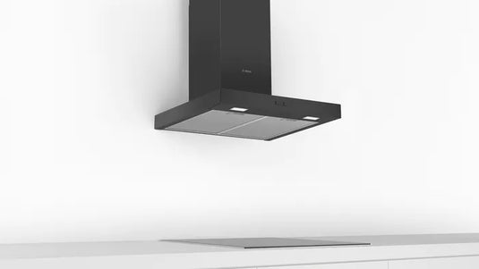 Bosch Series 2, Wall-mounted cooker hood, 60 cm, Black