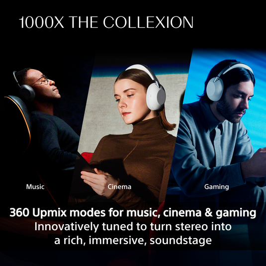 Sony WH-1000XX THE COLLEXION Wireless Noise Cancelling Headphones, Black