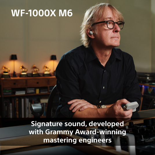 Sony WF-1000XM6 Wireless Noise Cancelling Earbuds, Black