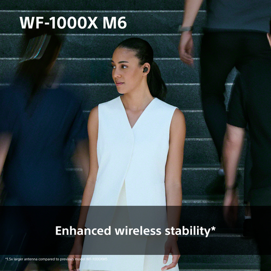 Sony WF-1000XM6 Wireless Noise Cancelling Earbuds, Black