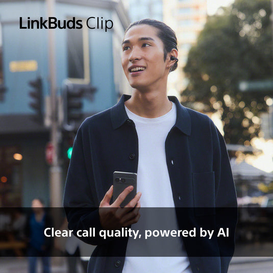 Sony WF-LC900 LinkBuds Clip Wireless Headphones, Green