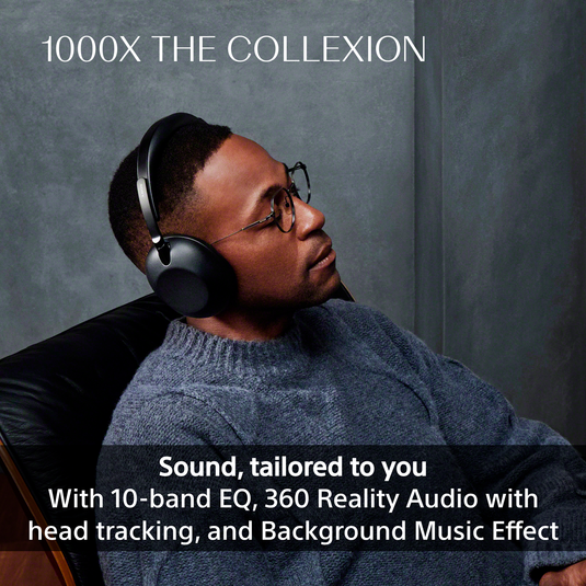Sony WH-1000XX THE COLLEXION Wireless Noise Cancelling Headphones, Black