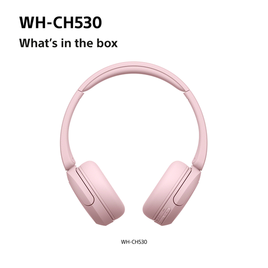 Sony WH-CH530 Wireless Bluetooth Headphones, Pink