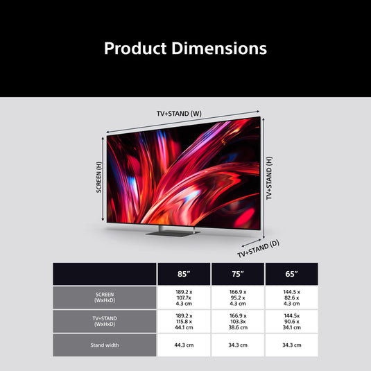 Sony K-75XR95M2PB 75" BRAVIA 9 II | XR95M2 | True RGB | RGB LED | 4K HDR Smart TV