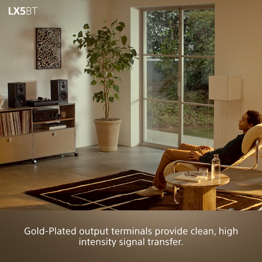 Sony PS-LX5BT Bluetooth / Audio Cable Turntable, Black