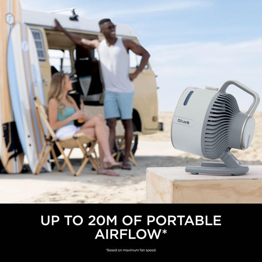 Shark FA050UK FlexBreeze HydroGo Misting Fan, Dove