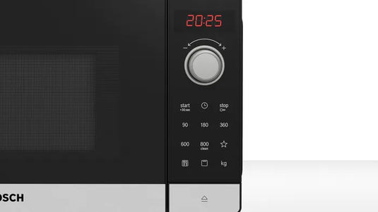 Bosch Series 2, Freestanding microwave, 44 x 26 cm, Stainless steel