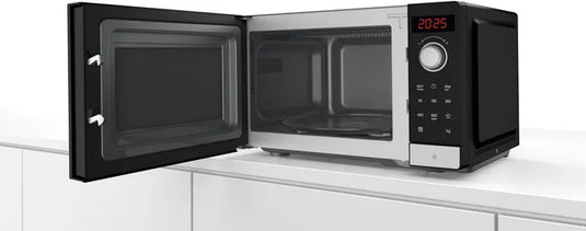 Bosch Series 2, Freestanding microwave, 44 x 26 cm, Stainless steel