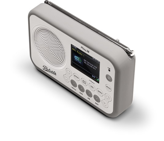 Roberts Play 20 DAB / DAB+ / FM Portable Radio, White