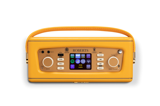 Roberts Revival iStream 3 Smart Radio with DAB/DAB+/FM/Bluetooth, Sunburst Yellow