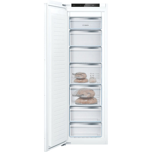 Bosch Series 4, Built-in freezer, 177.2 x 55.8 cm, flat hinge