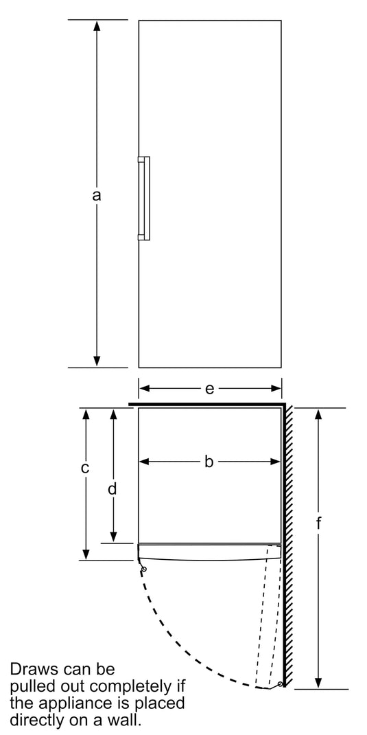 Siemens iQ300, Free-standing freezer, 186 x 60 cm, Brushed steel