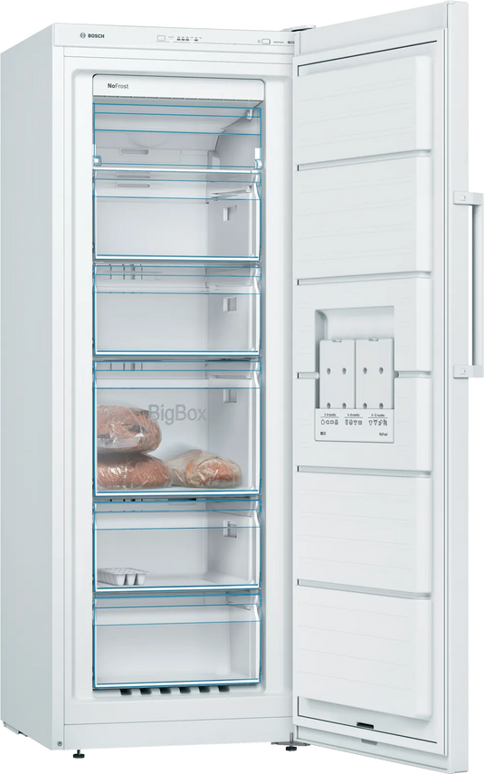 Bosch Series 4, Free-standing freezer, 161 x 60 cm, White