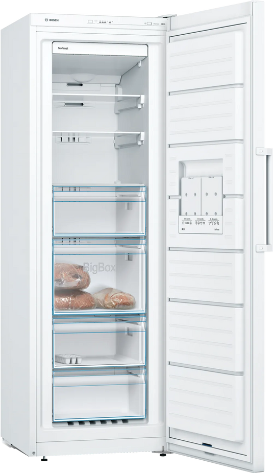 Bosch Series 4, Free-standing freezer, 176 x 60 cm, White