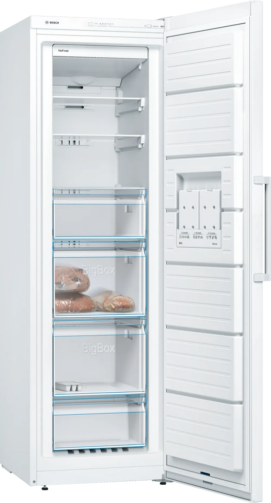 Bosch Series 4, Free-standing freezer, 186 x 60 cm, White