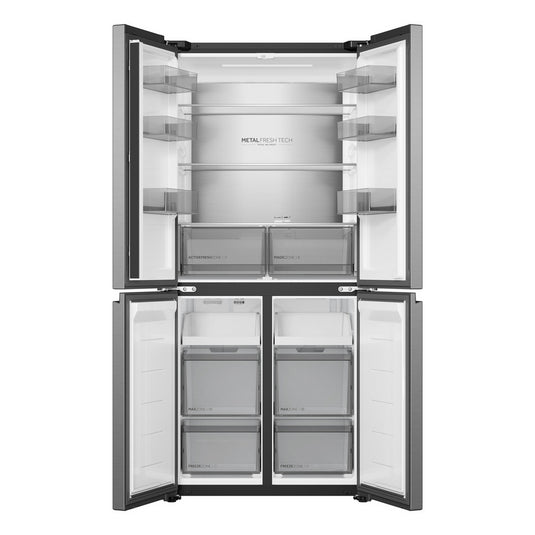 Haier HCR58S18DNMM 60/40 Total No Frost Fridge Freezer - Inox