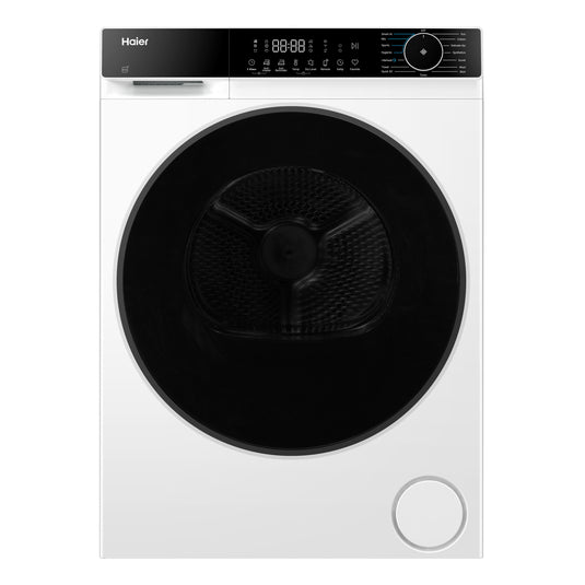 Haier HD90D357AU1UK X Series 5 Plus WiFi-enabled 9kg Heat Pump Tumble Dryer - White