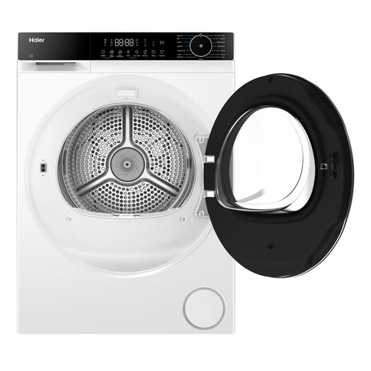 Haier HD90D357AU1UK X Series 5 Plus WiFi-enabled 9kg Heat Pump Tumble Dryer - White
