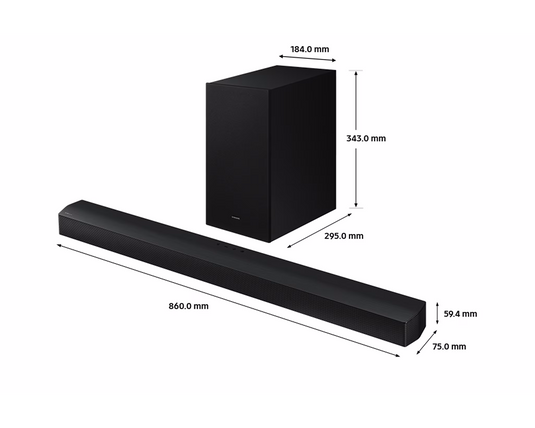 Samsung HW-B650D 3.1ch Soundbar with Wireless Subwoofer