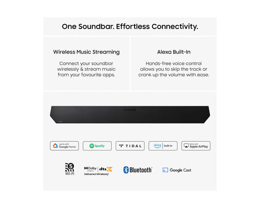 Samsung HW-Q800H 5.1.2ch Q-Series Soundbar with Subwoofer - Black