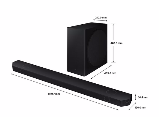 Samsung HW-Q800D 5.1.2ch Soundbar with Dolby Atmos