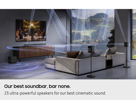 Samsung HW-Q990F Q-Series 11.1.4ch Soundbar with Subwoofer & Rear Speakers