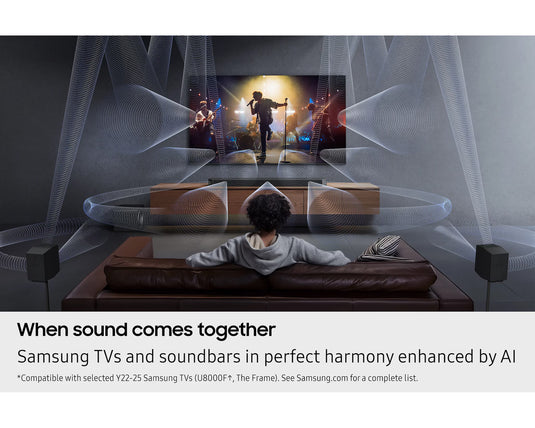 Samsung HW-Q990F Q-Series 11.1.4ch Soundbar with Subwoofer & Rear Speakers