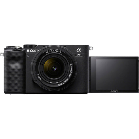 Sony ILCE-7C a7C Compact Full-Frame Camera with 28-60mm Zoom Lens, Black