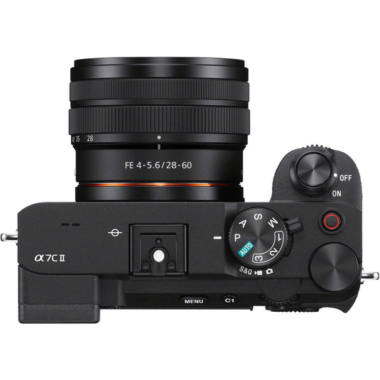 Sony ILCE-7CM2 Alpha 7C II with 28-60mm Lens Kit, Black