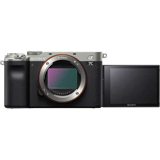 Sony ILCE-7C a7C Compact Full-Frame Camera, Silver