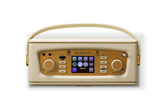 OPEN-BOX RENEWED - Roberts Revival iStream 3 DAB/DAB+/FM/Bluetooth with Alexa, Pastel Cream