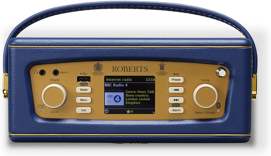 Roberts Revival iStream 3 Smart Radio with DAB/DAB+/FM/Bluetooth, Midnight Blue