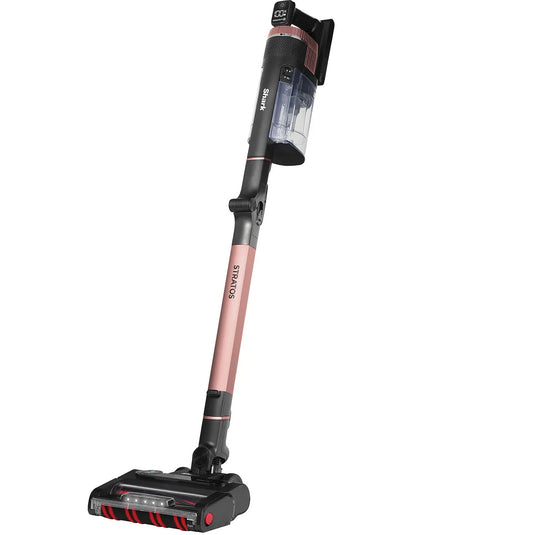 Shark IZ400UK Stratos Cordless Stick Vacuum Cleaner, Grey/Rose Gold