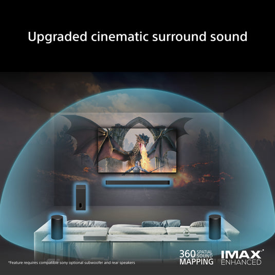 Sony SA-RS9 Rear 9 Wireless Rear Speakers