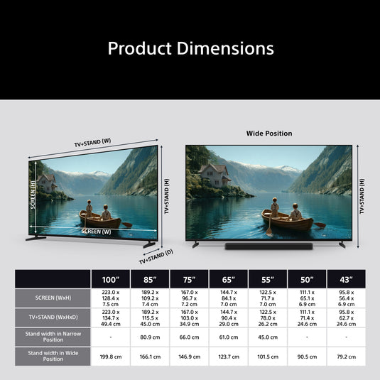 Sony K-55XR38M2PB 55" Bravia 3 II 4K HDR LED TV