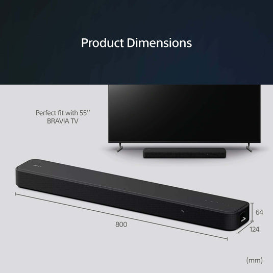 OPEN-BOX RENEWED - Sony HT-S2000 3.1ch Dolby Atmos/DTS:X Soundbar