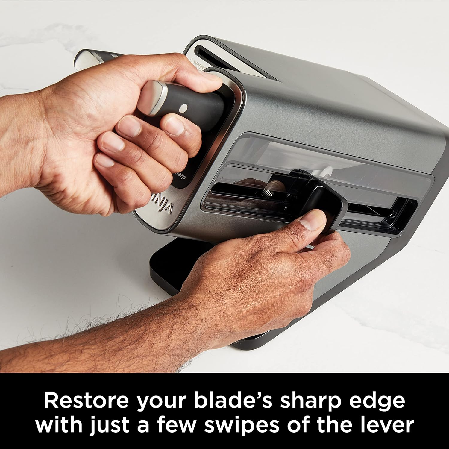 Staysharp Display Ninja K32006UK Foodi StaySharp Knife Block with Integrated Sharpener 6