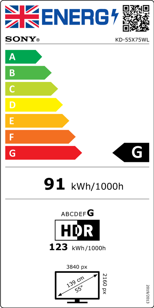 Sony KD-55X75WLU 55" X75WL 4K HDR LED TV