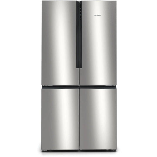 Siemens iQ300, French door bottom freezer, multi door, 183 x 90.5 cm, Brushed steel