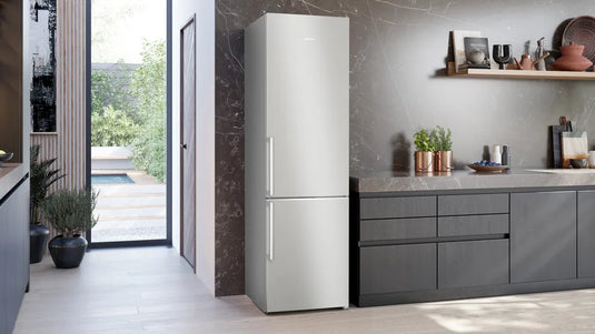 Siemens iQ500, Free-standing fridge-freezer, 203 x 60 cm, Brushed steel