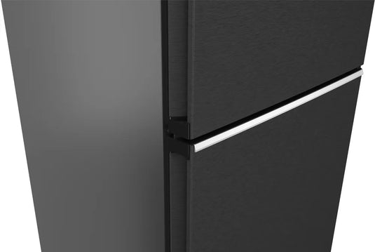 Siemens iQ500, Free-standing fridge-freezer, 203 x 60 cm, Brushed black steel