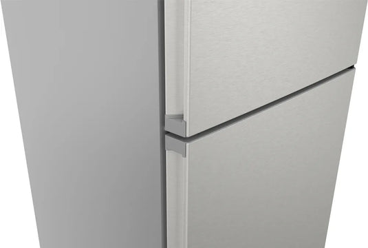 Siemens iQ300, Free-standing fridge-freezer, 203 x 60 cm, Brushed steel