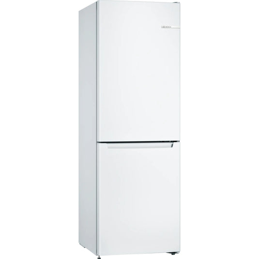 Bosch Series 2, Free-standing fridge-freezer with freezer at bottom, 176 x 60 cm, White