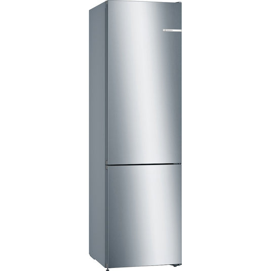 Bosch KGN392LEBG Series 4, Free-standing fridge-freezer, 203 x 60 cm, Stainless steel look, No Frost