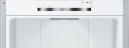 Bosch KGN392LEBG Series 4, Free-standing fridge-freezer, 203 x 60 cm, Stainless steel look, No Frost