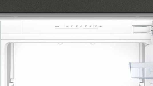 Neff N30, Built-in fridge-freezer with freezer at bottom, 177.2 x 54.1 cm, flat hinge