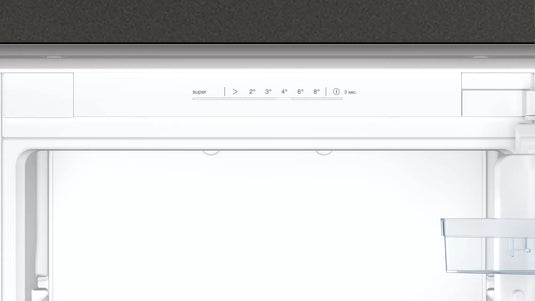 Neff N30, Built-in fridge-freezer with freezer at bottom, 177.2 x 54.1 cm, sliding hinge