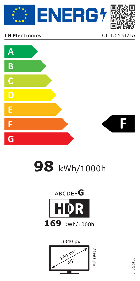 LG OLED65B42LA 65" B4 OLED 4K Smart TV