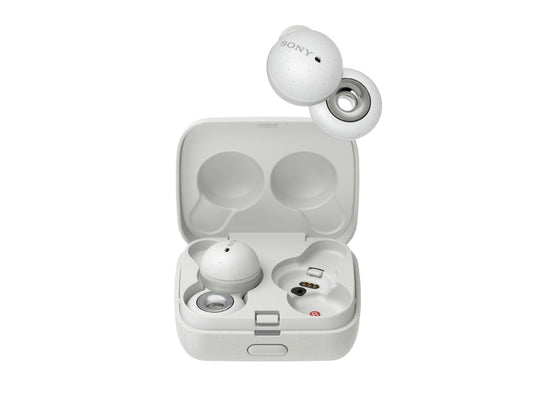 OPEN-BOX RENEWED - Sony WF-L900 LinkBuds True Wireless Earbuds, White