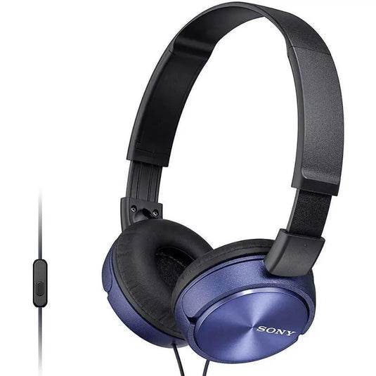 Sony MDR-ZX310AP Headphone with Smartphone Mic & Control, Blue